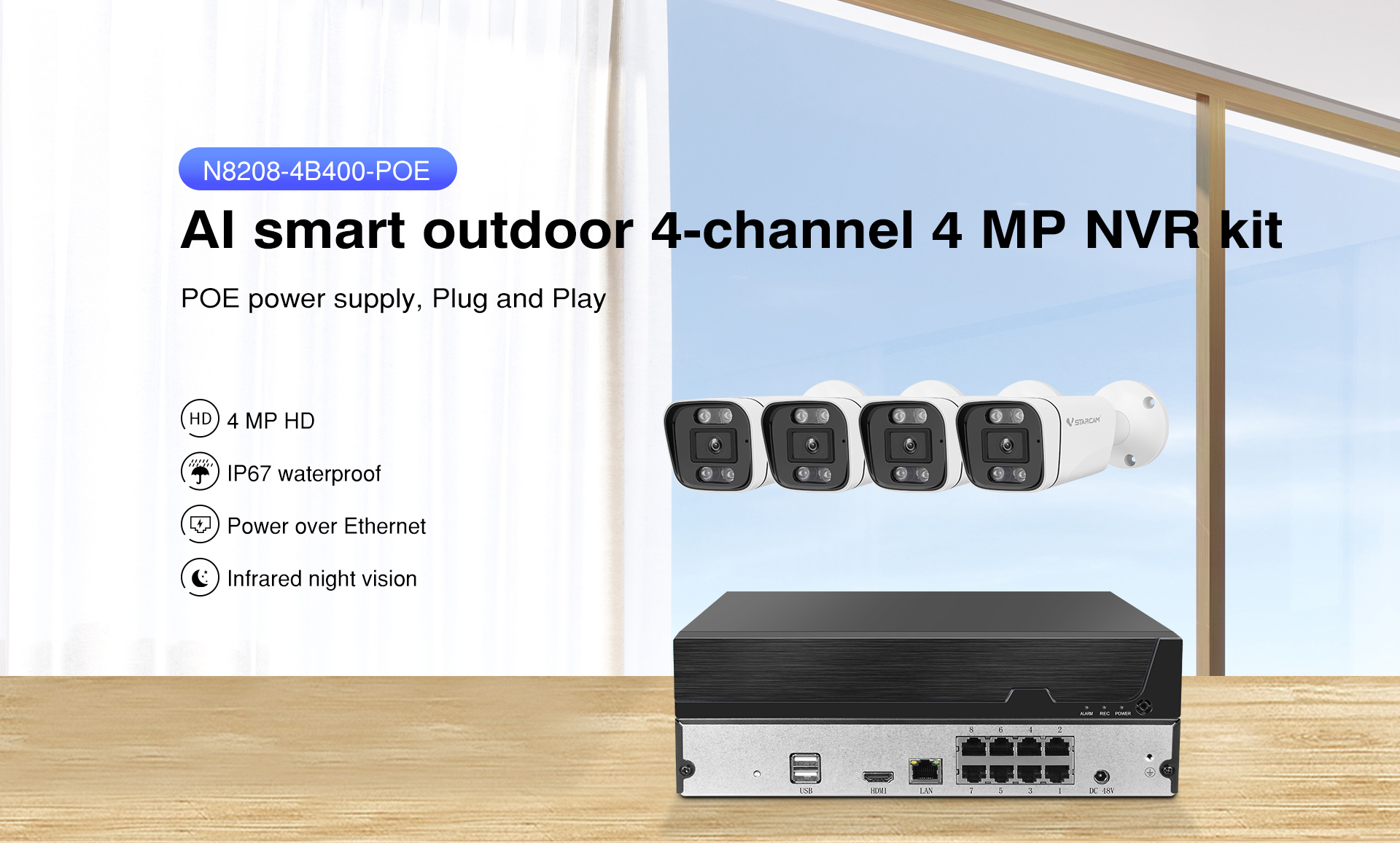N8208-4B400-POE